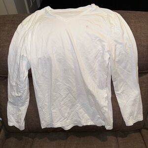 White Long Sleeve Men’s Shirt Size Medium Unbranded